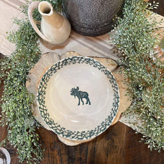 FolkCraft Moose Country Bowl