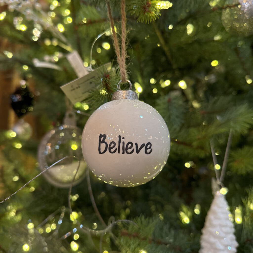 Believe Ornament