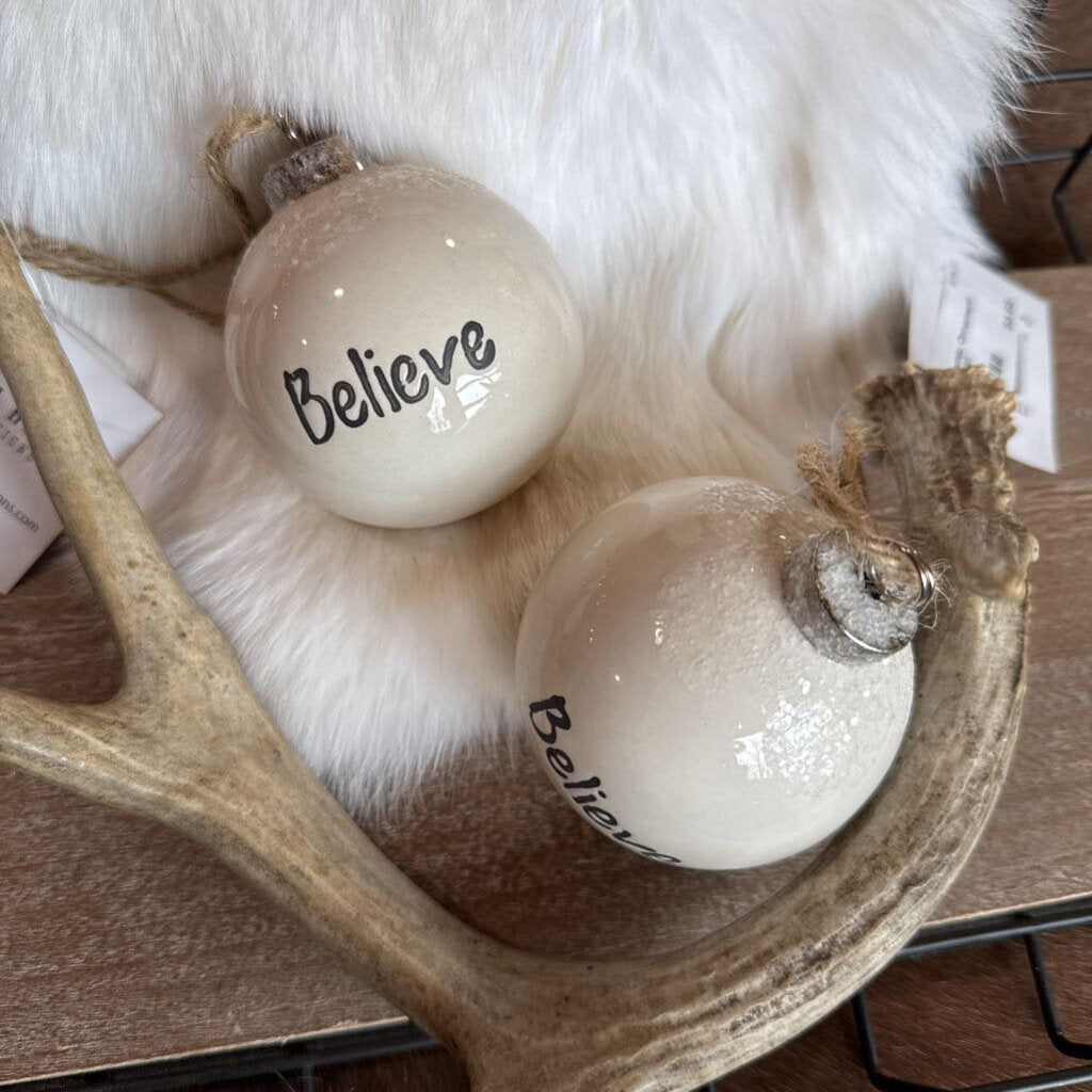 Believe Ornament