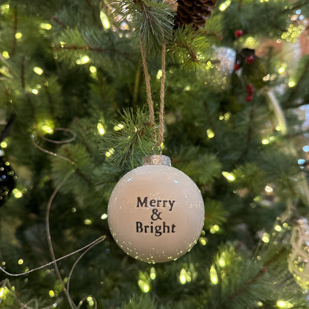 Merry Ornament