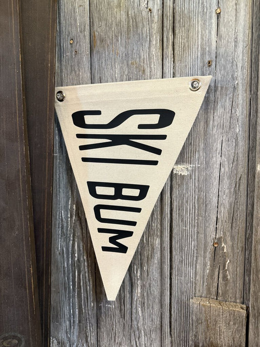 Ski Bum Triangle Pennant