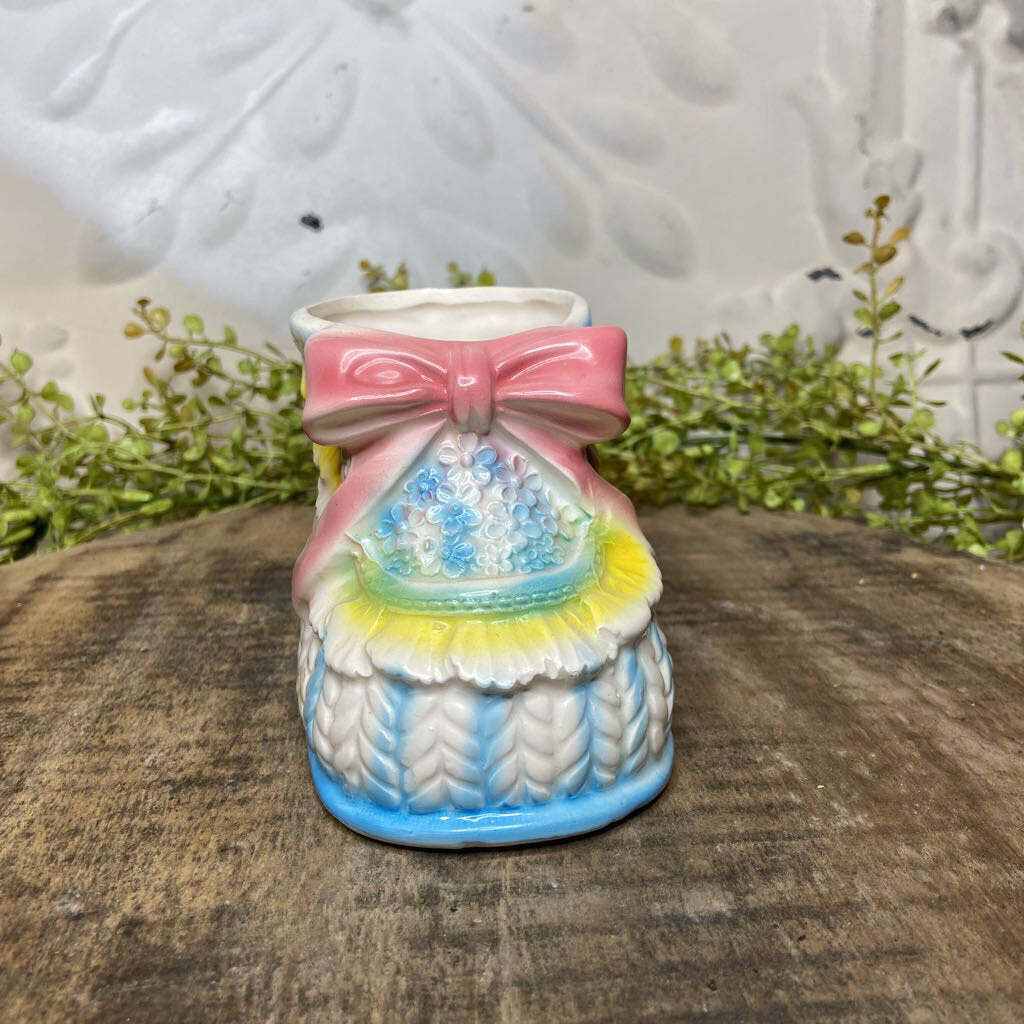 "It's A Boy" Blue Planter Bootie NB 2.18