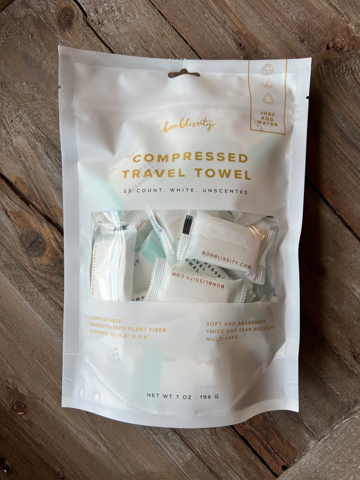 Compressed Travel Towel