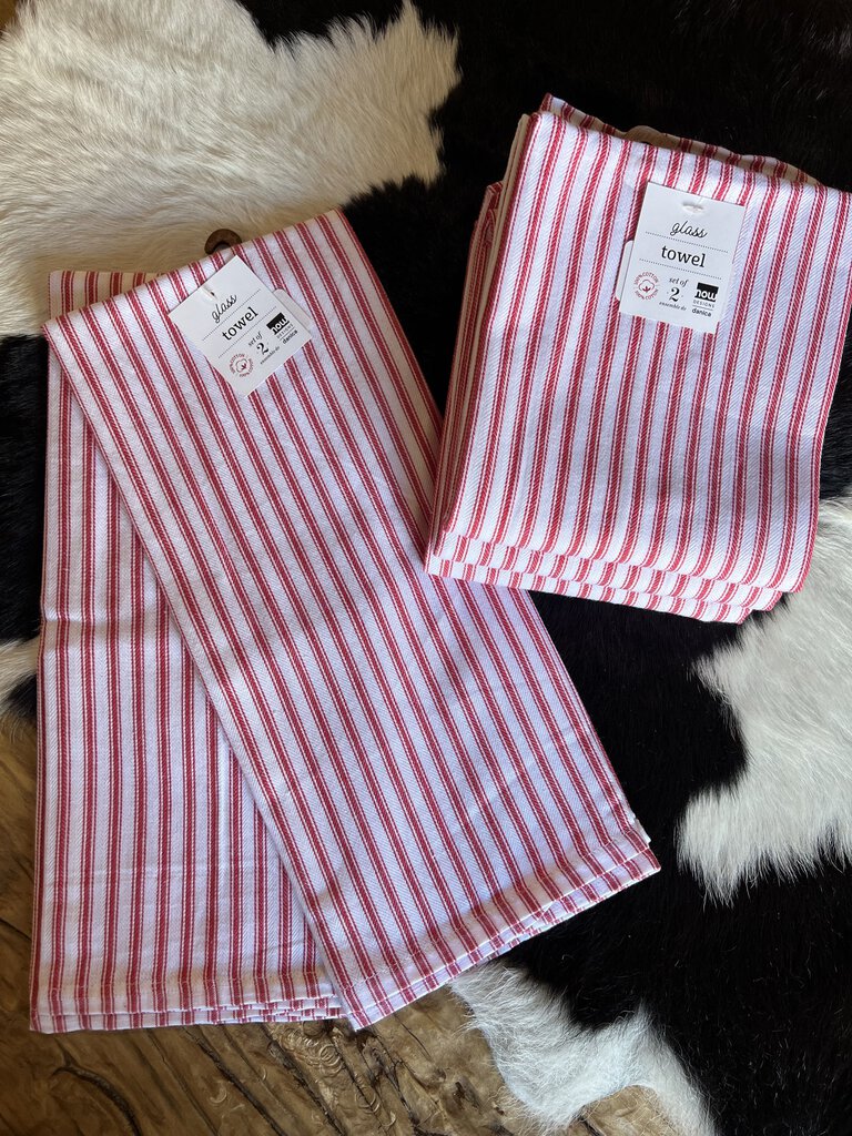 Red Dish Towels