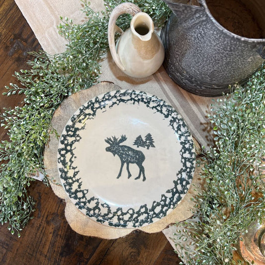 FolkCraft Moose Country Plate